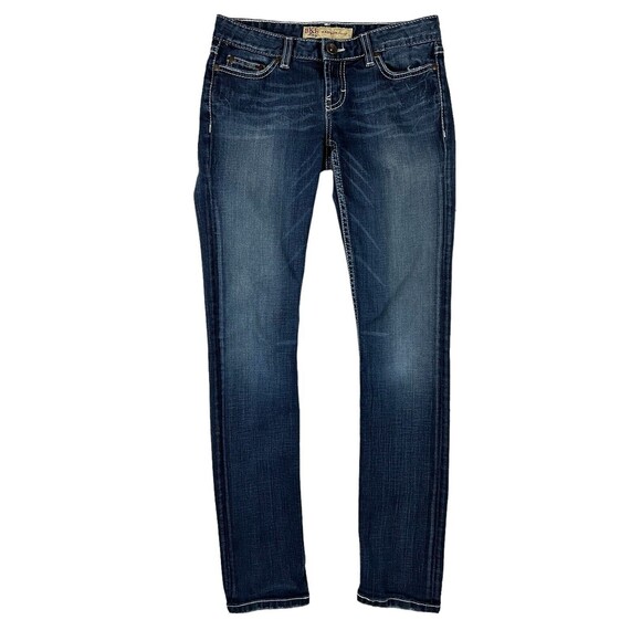 BKE Madison Skinny Jeans  Women's Size 27  Lowrise Dark Wash Stretch Denim - Picture 1 of 10